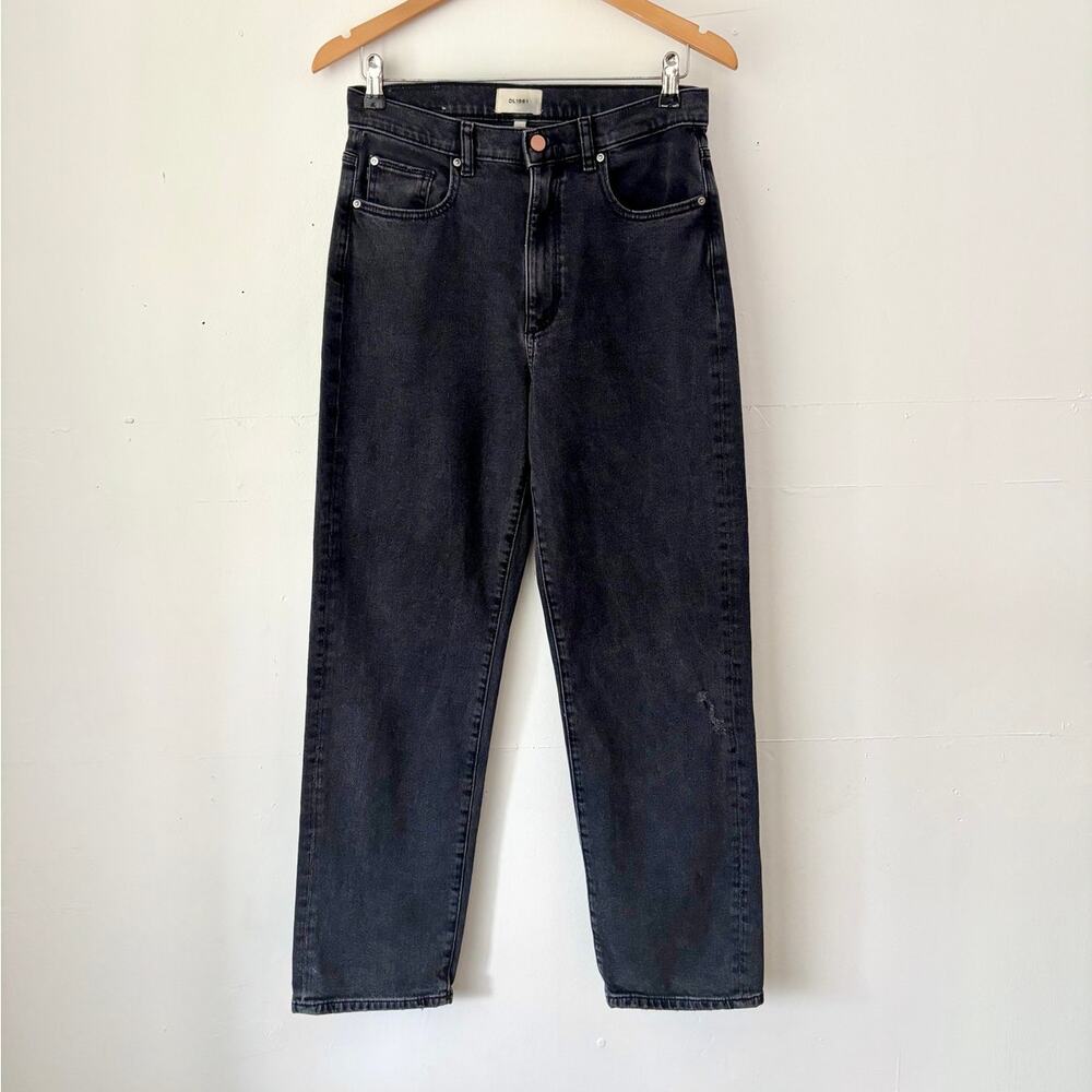 $249 DL1961 Black Enora Cigarette High Rise Jeans Slow Fashion Minimalist SZ 27
